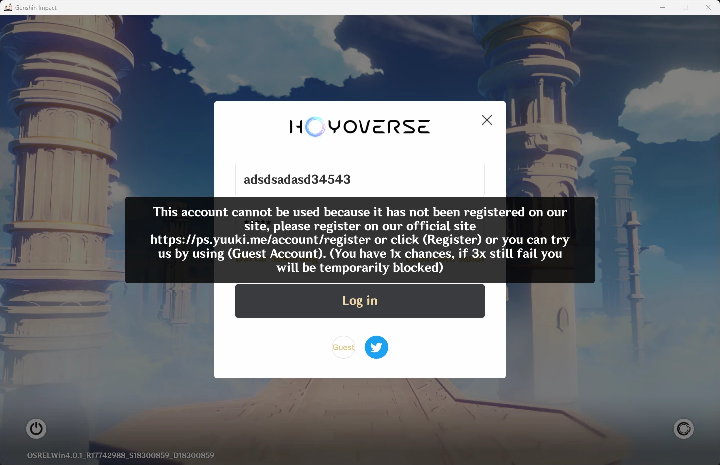 How to Register or Log-In